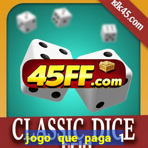 jogo que paga 1 real no pix